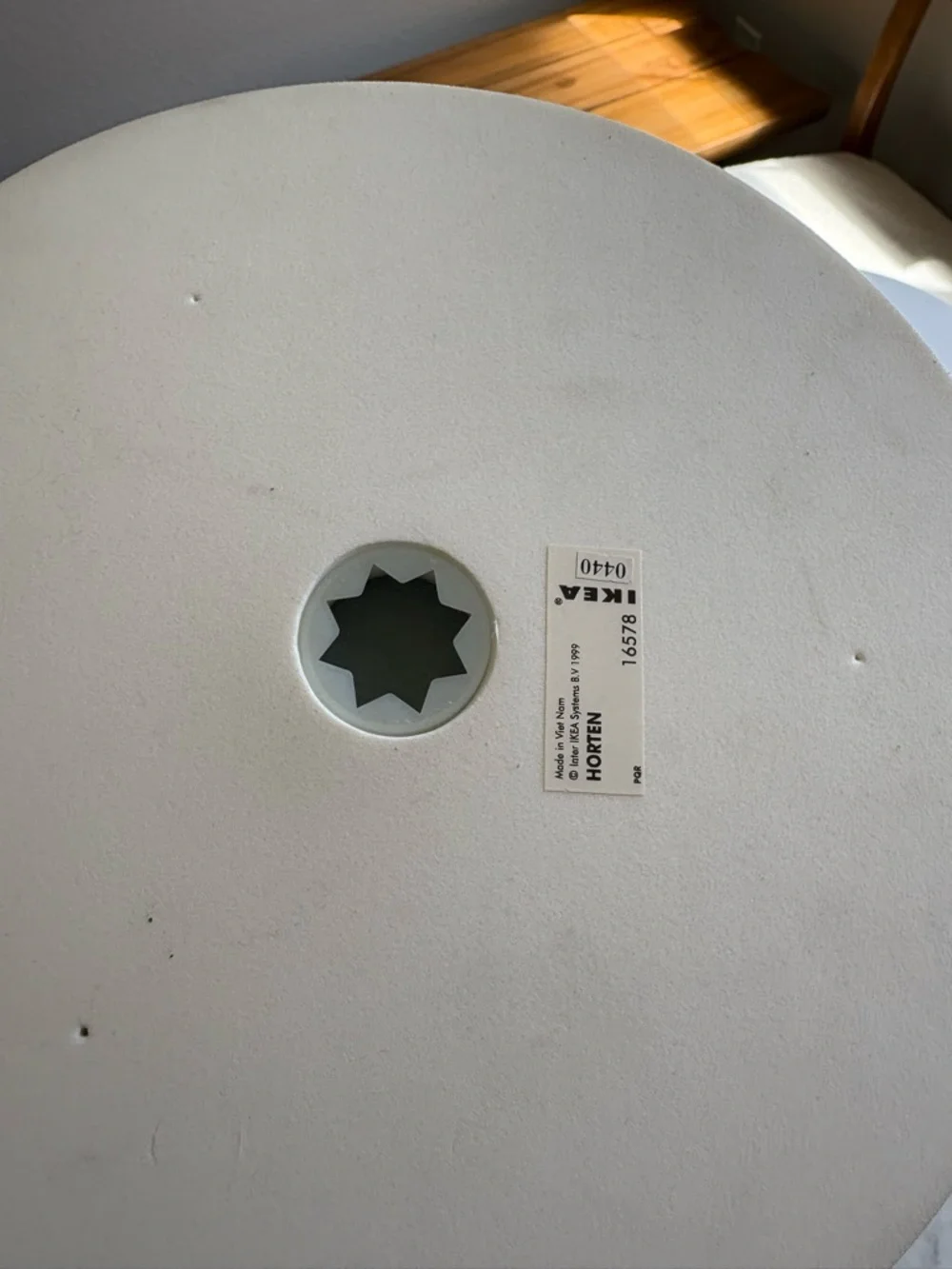 Set of 7 White Round Wall Mirrors - Modern Ikea Vintage Rare